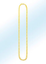 Diamantierte, massive Halskette 