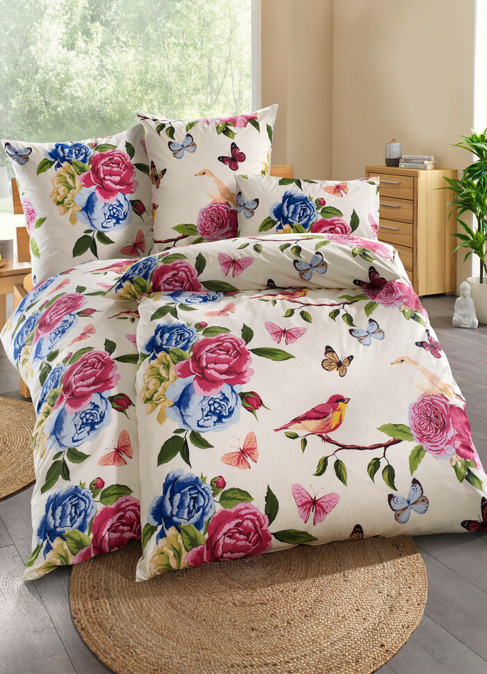 Beidseitig bedruckte Bettwäsche-Garnitur von Florella 