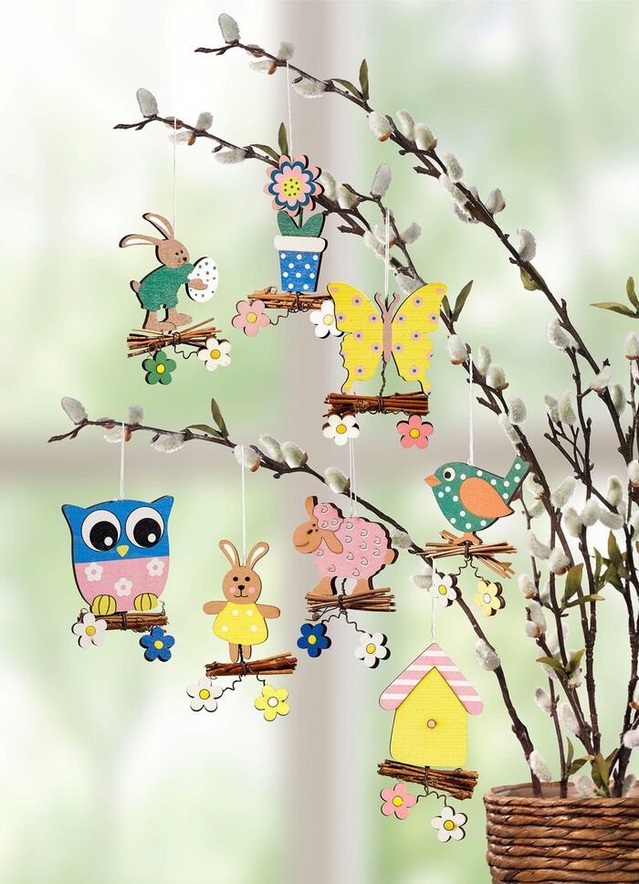 Aufhänger aus Holz, 16er-Set 