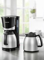 Kaffeemaschine mit 2 Thermokannen von Efbe-Schott SILBER
