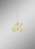 Fahrrad-Anhänger aus Gold  