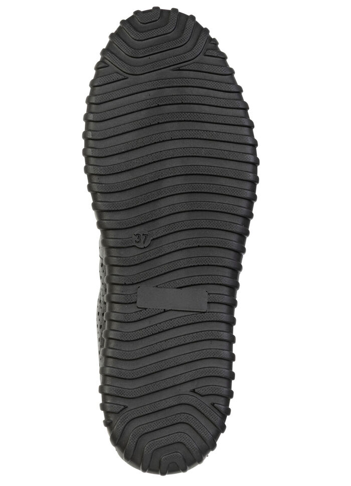 ELENA EDEN, sommerliche Damen-Ballerinas, Weite G, mit herausnehmbarem Fußbett SCHWARZ