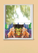 Kurzstore K&auml;tzchen mit Schlaufen 