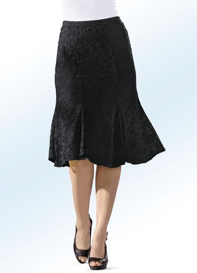 6-Bahnenrock aus edler Spitze 