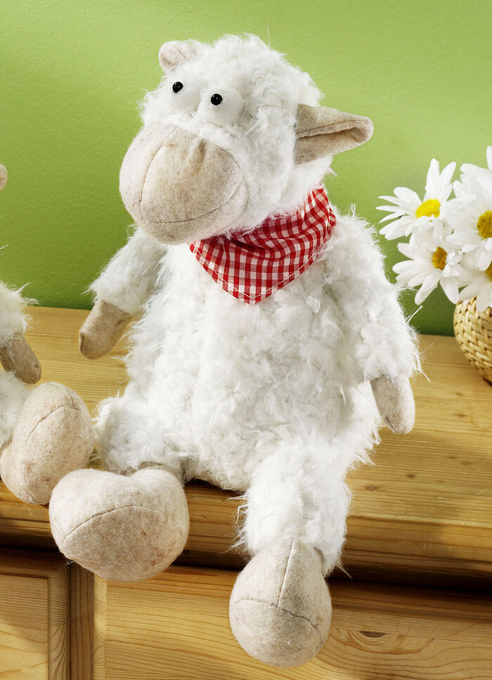 Schaf aus Plüsch 