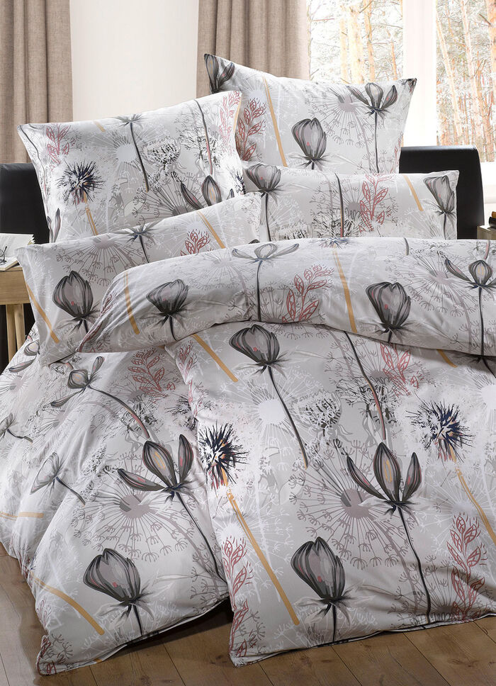Bettwäsche Garnitur mit Pusteblumen-Motiv 