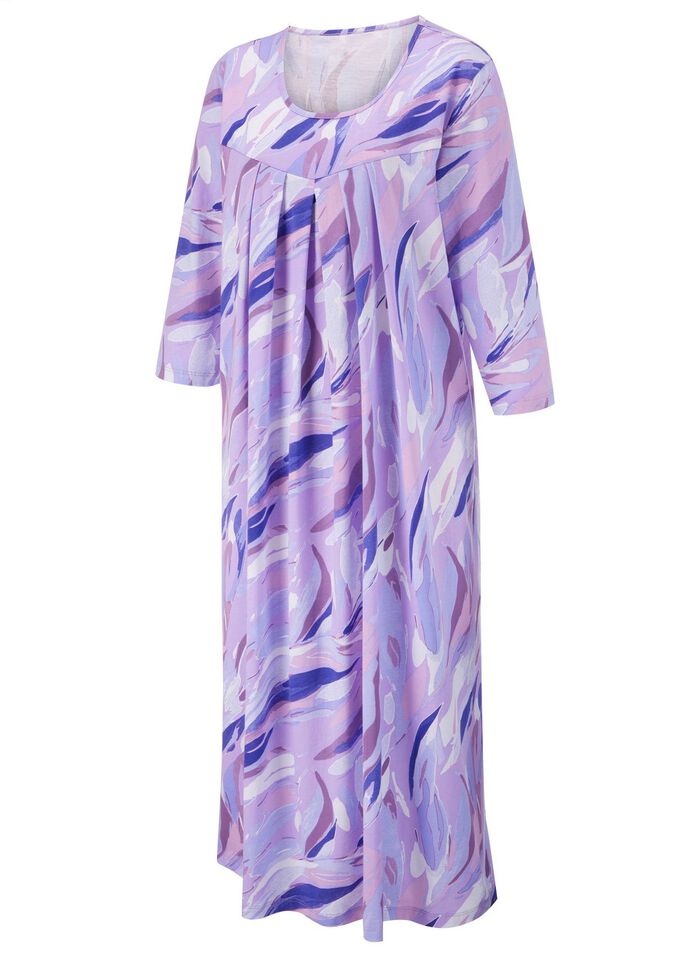 Kn&ouml;chellanges Nachthemd aus reiner Baumwolle  