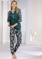 Schlafanzug mit Bündchenabschlüssen  