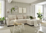 Moderne Polsterecke mit Bettfunktion CREME