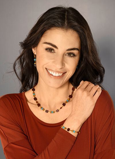 Armband mit Bernstein und T&uuml;rkis 