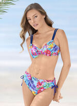  Bikini mit Bügel, schalenlos, seitlich raffbar 