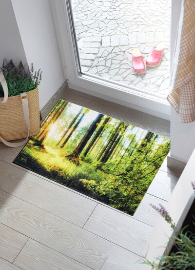 Fu&szlig;matte mit rutschhemmender R&uuml;ckseite 