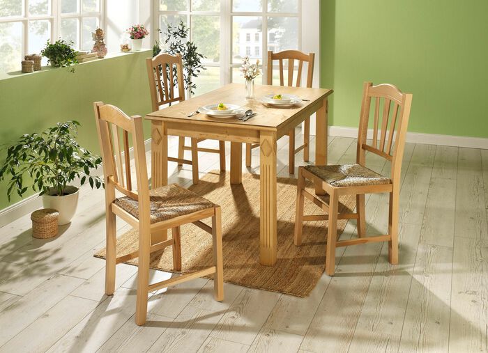 Esstisch aus Massivholz Tanne 