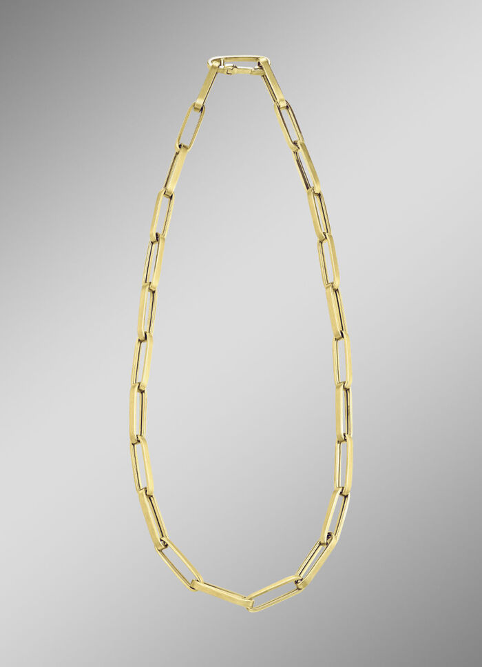 Interessante Glieder-Halskette aus Gold- 