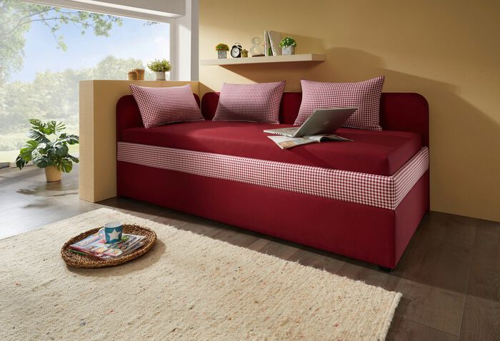 Studioliege mit stabilem Holzgrundgestell 