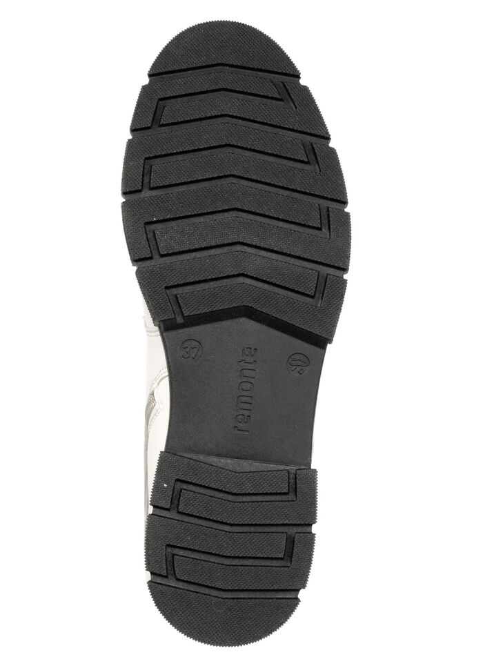 Remonte, schicke Damen-Stiefeletten, Winterschuhe, Weite G, mit Reißverschluss NATURWEISS