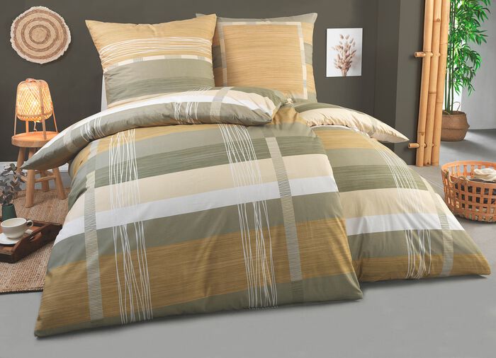 Bettwäsche-Garnitur in Renforcé-Qualität 