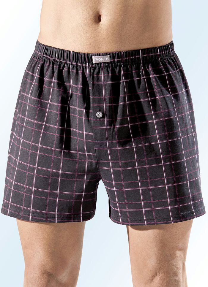 Mehrfachpack Boxershorts mit knöpfbarem Eingriff, bunt 