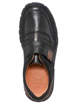 Klett-Slipper mit Kontrast-Eins&auml;tzen SCHWARZ-TAUPE