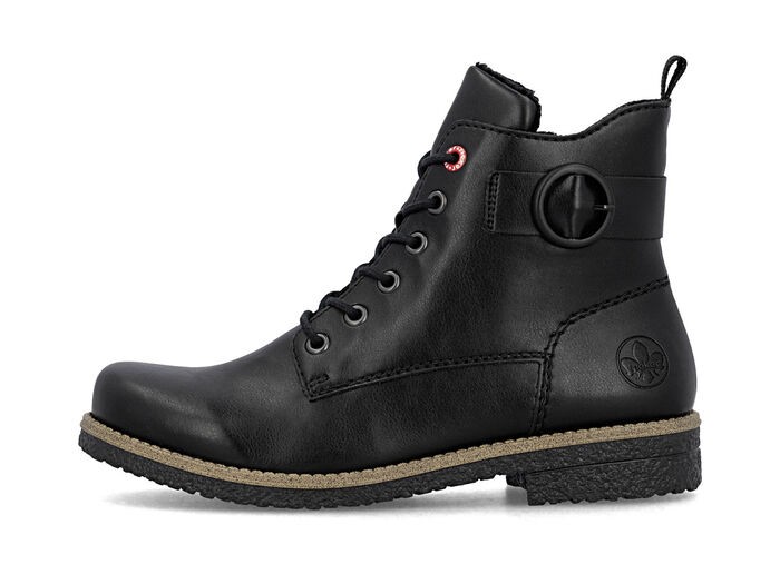 Rieker, klassische Damen-Stiefeletten, mit Reißverschluss SCHWARZ