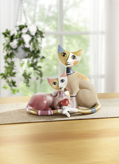 Katzenpaar aus der Rosina-Wachtmeister-Kollektion 