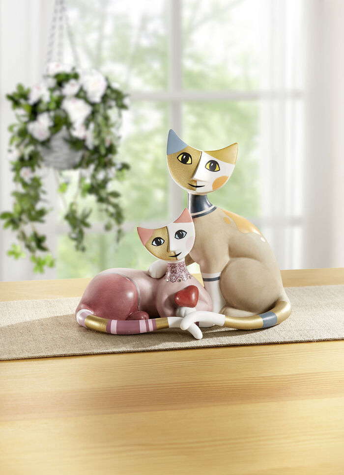 Katzenpaar aus der Rosina-Wachtmeister-Kollektion 