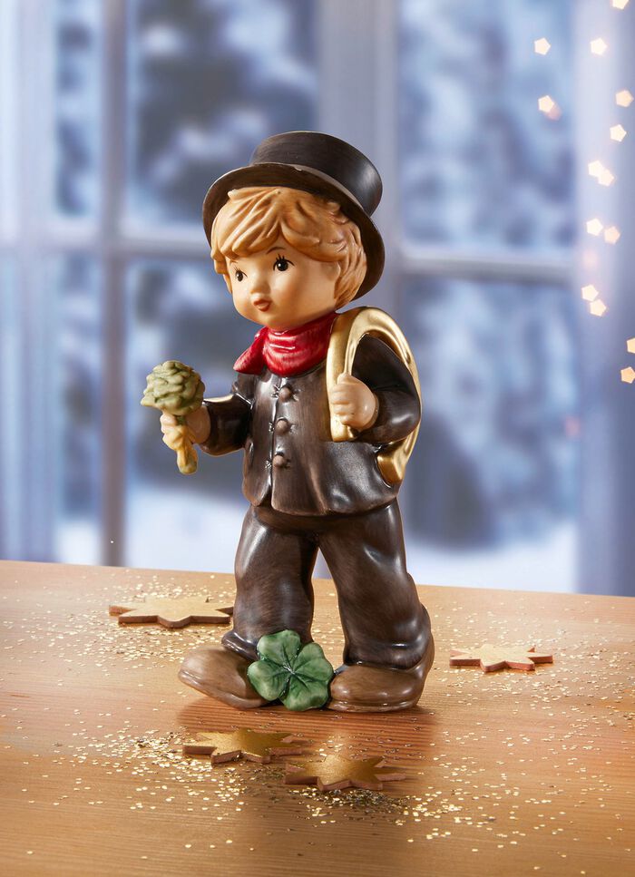 Goebel Figur Schornsteinfeger mit Kristall-Stein 