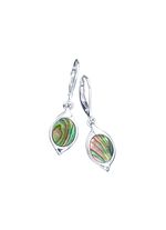 Ohrringe mit echt Abalone-Perlmutt 