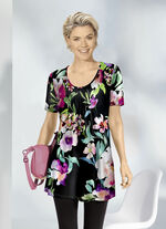 Longshirt mit dezenter F&auml;ltelung 