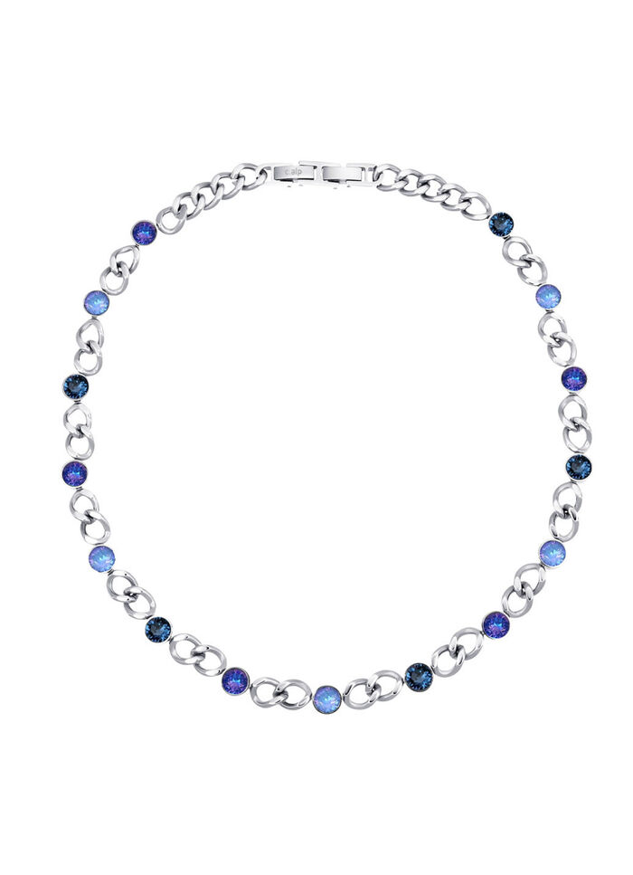 Halskette mit Kristalle 