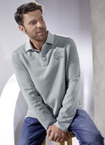 Poloshirt von &bdquo;Milano Italy&ldquo; in 2 Farben EISGRAU