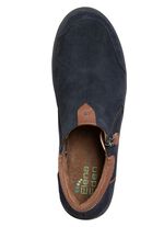 ELENA EDEN, bequeme Damen-Boots, Weite H, mit herausnehmbarem Fu&szlig;bett DUNKELBLAU