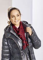 Schal mit Raubtierfell-Dessin 