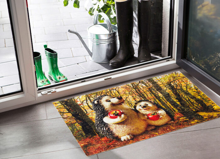 Fu&szlig;matte Igel aus 100% Polyamid 