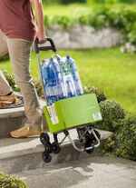 Einkaufsroller mit Regenschirmhalter 