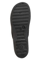 Pantoffel aus kariertem Textil 