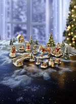 Winterliche Szene: Tolle Himmelsboten im Winterwald 