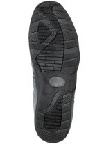 Slipper aus Veloursleder GRAU-MARINE