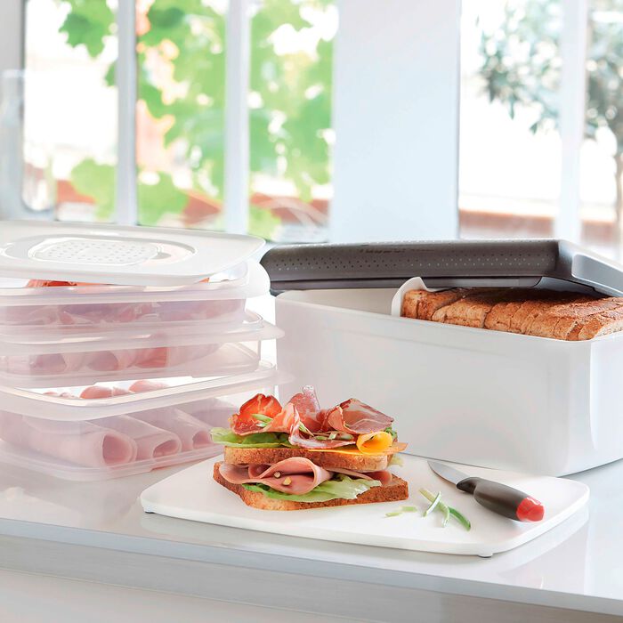 Tupperware BreadSmart Brotbeh&auml;lter WEISS-SCHWARZ