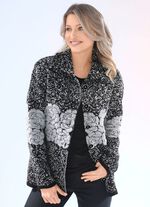 Strickjacke in Strickmix 