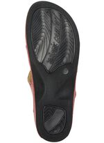 ELENA EDEN, klassische Damen-Sandalen, Weite H, mit Klettverschluss ROT