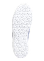 Waldl&auml;ufer Schn&uuml;rschuh mit floral bedrucktem Elastikmaterial BLEU-SILBER