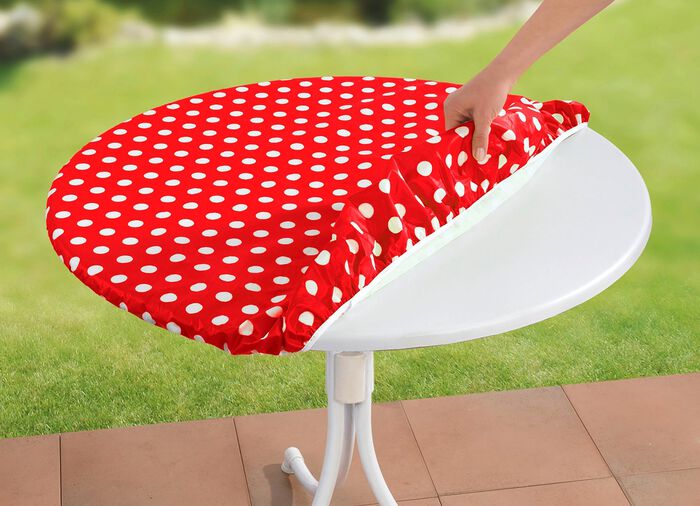 Abwaschbare Spann-Tischdecke 