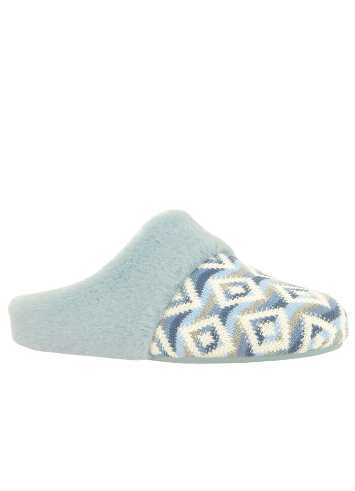 Hausschuh Emmi aus dem Hause Varomed HELLBLAU