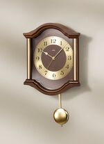 Wanduhr aus Holz NUSSBAUM