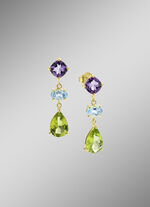 Edle Farbenpracht: Ohrstecker mit echten Edelsteinen 