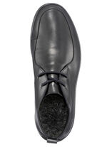 Schnür-Bootie mit Wechselfußbett SCHWARZ