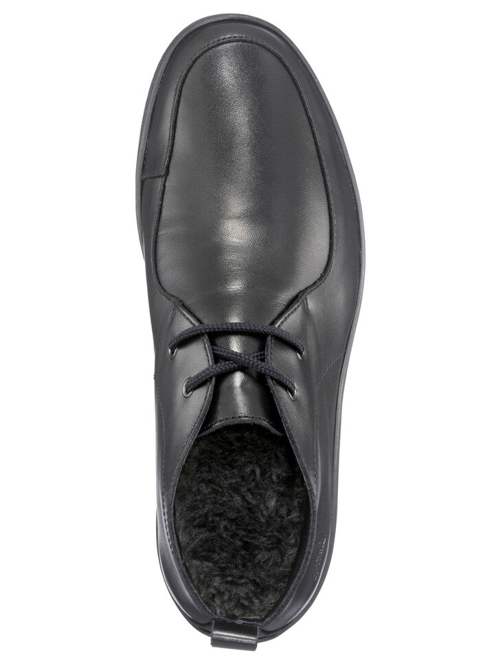 Schnür-Bootie mit Wechselfußbett SCHWARZ