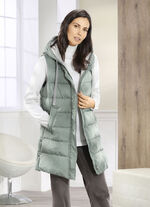 Weste mit fester Kapuze 