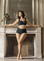 Miss Mary BH mit elastischen Spitzeneins&auml;tzen SCHWARZ